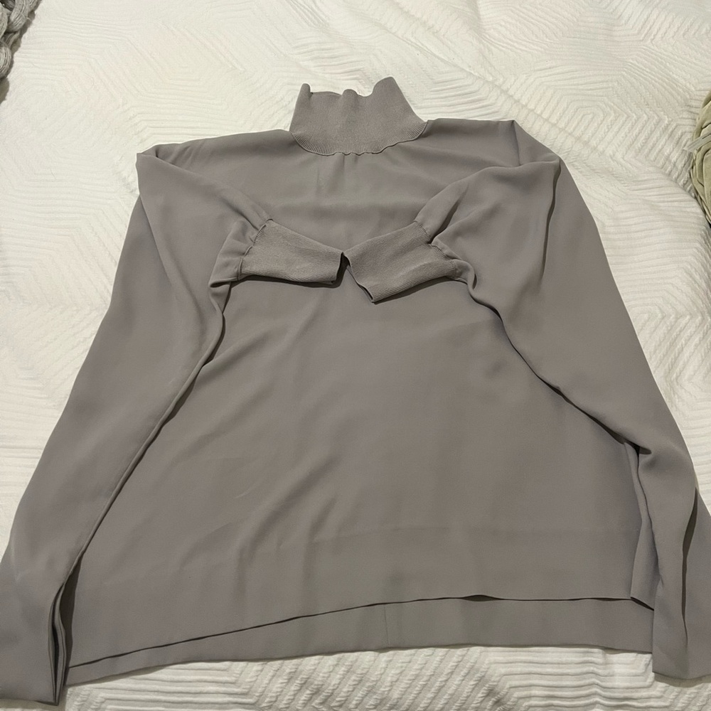Babaton oversize mock neck turtleneck 3/4 sleeve